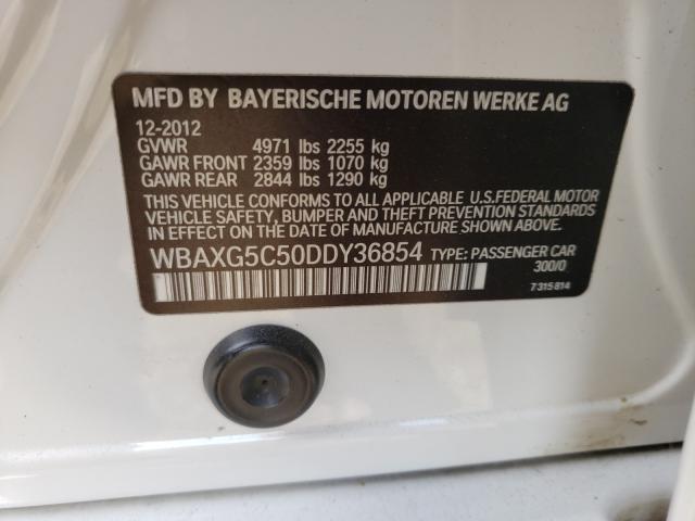 2013 BMW 528 I WBAXG5C50DDY36854