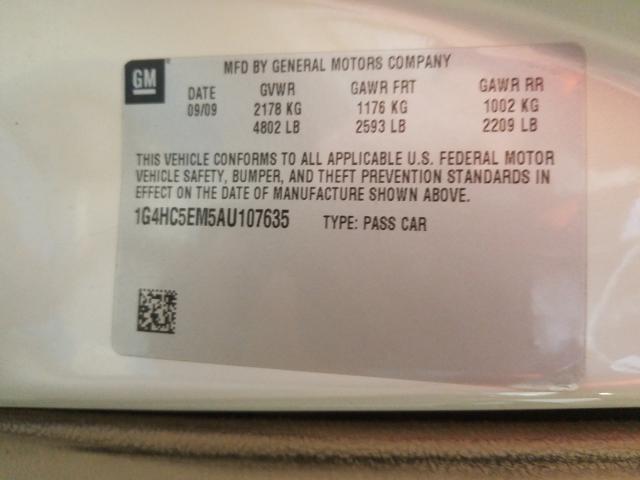 2010 BUICK LUCERNE CX 1G4HC5EM5AU107635