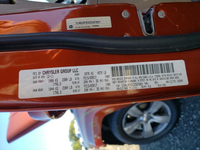 2012 JEEP PATRIOT LA - 1C4NJRFB3CD567803