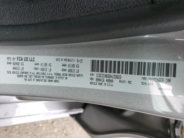 2016 CHRYSLER 200 LIMITE 1C3CCCAB3GN123623
