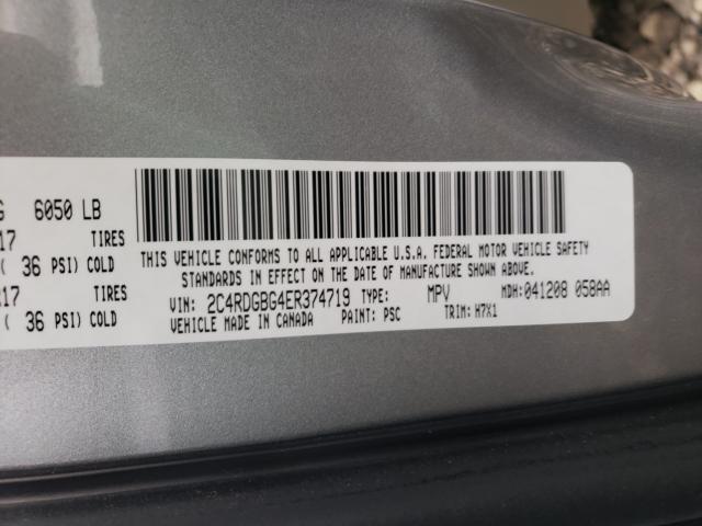 2014 DODGE GRAND CARA 2C4RDGBG4ER374719