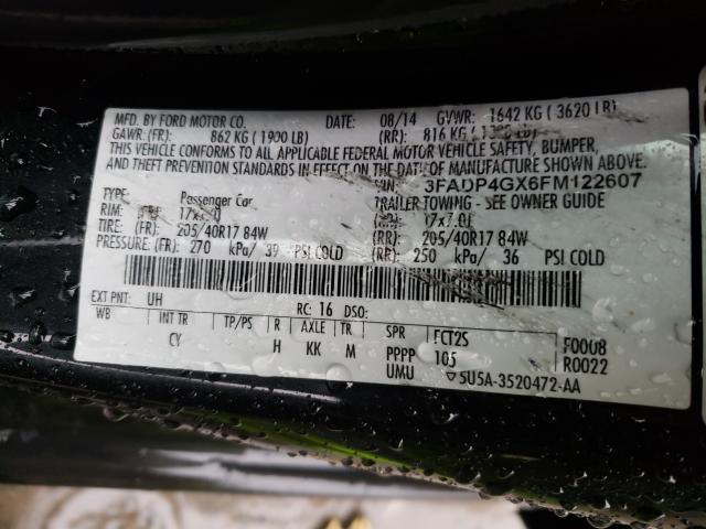 2015 FORD FIESTA ST 3FADP4GX6FM122607