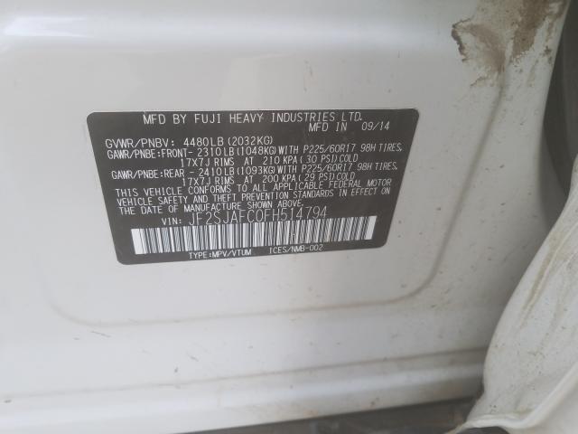 2015 SUBARU FORESTER 2 JF2SJAFC0FH514794