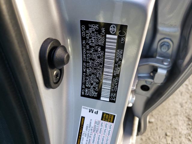 2020 TOYOTA COROLLA SE JTDS4RCE4LJ050780