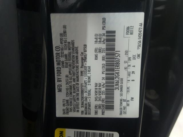 2014 LINCOLN MKZ 3LN6L2GK1ER807571