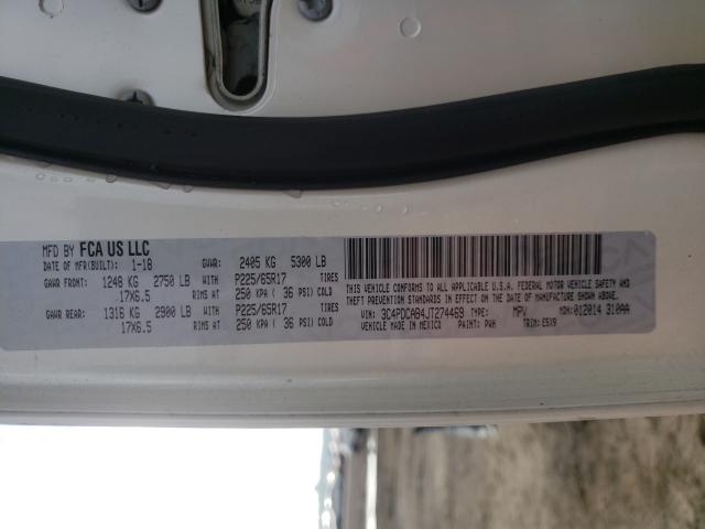 2018 DODGE JOURNEY SE 3C4PDCAB4JT274469