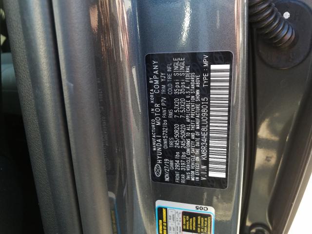 2020 HYUNDAI PALISADE S KM8R34HE8LU098015