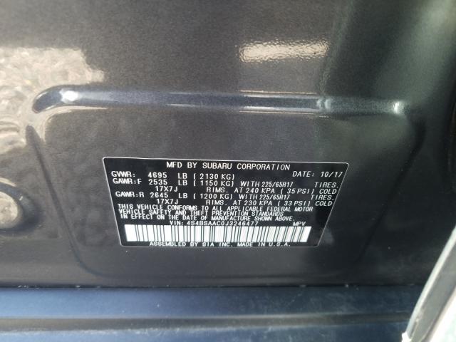 2018 SUBARU OUTBACK 2. 4S4BSAAC0J3246477