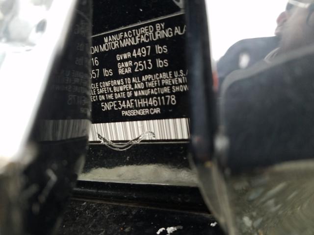 2017 HYUNDAI SONATA SPO 5NPE34AF1HH461178