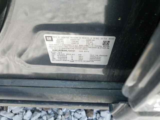 2017 CHEVROLET TRAX PREMI 3GNCJRSB4HL194101