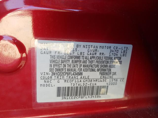 2015 NISSAN VERSA NOTE 3N1CE2CP8FL434586
