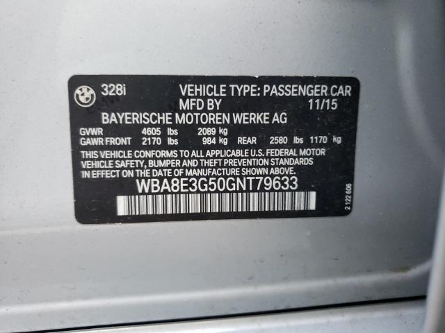2016 BMW 328 XI SUL WBA8E3G50GNT79633