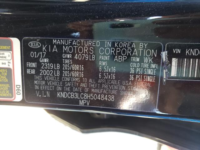2017 KIA NIRO FE KNDCB3LC8H5048438