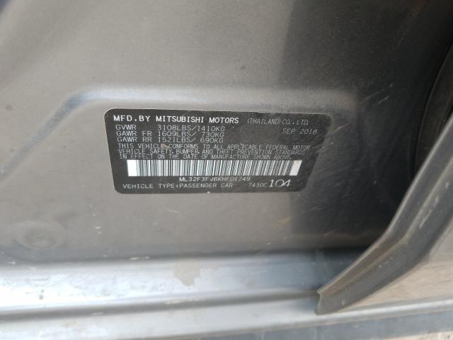 2019 MITSUBISHI MIRAGE G4 ML32F3FJ6KHF01249