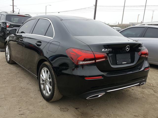 2019 MERCEDES-BENZ A 220 WDD3G4FB4KW026423