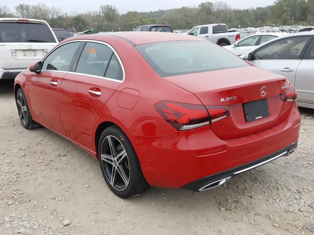 2019 MERCEDES-BENZ A 220 WDD3G4FB5KW020050