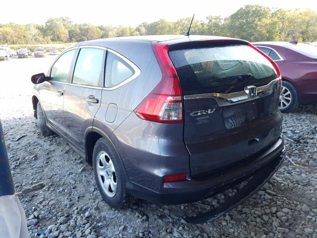 2016 HONDA CR-V LX 3CZRM3H3XGG707005