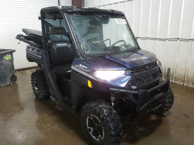 Salvage cars for sale from Copart West Mifflin, PA: 2019 Polaris Ranger XP