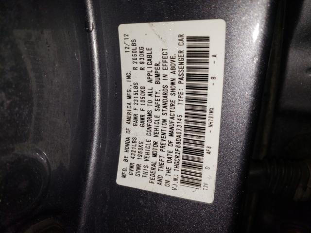 2013 HONDA ACCORD EXL 1HGCR2F88DA073145