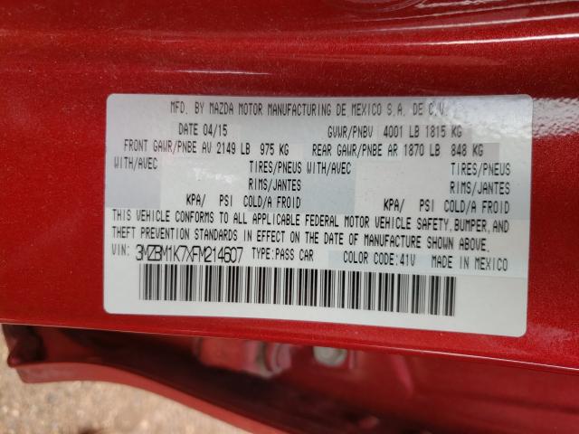 2015 MAZDA 3 SPORT 3MZBM1K7XFM214607
