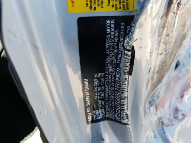 2020 BMW M2 COMPETI WBS2U7C09L7F03129