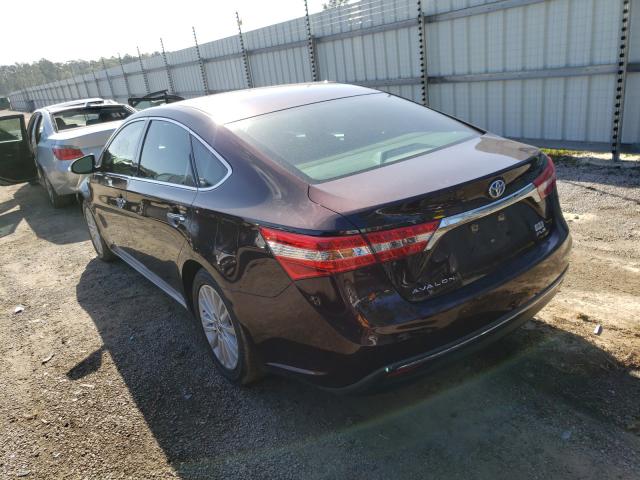 2013 TOYOTA AVALON HYB 4T1BD1EB6DU008109