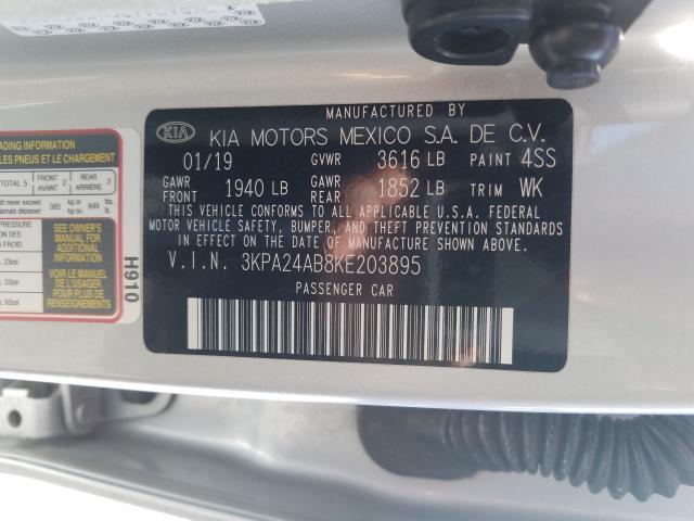 2019 KIA RIO S 3KPA24AB8KE203895