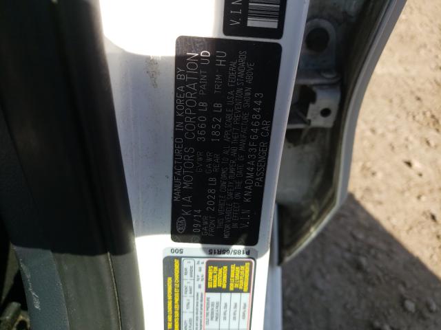 2015 KIA RIO LX KNADM4A33F6468443