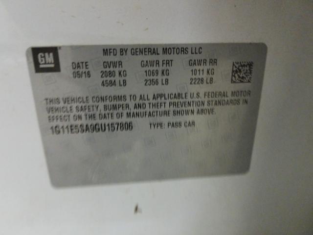 2016 CHEVROLET MALIBU LIM 1G11E5SA9GU157806