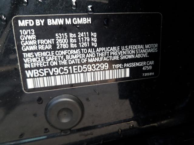 2014 BMW M5 WBSFV9C51ED593299