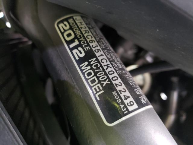 2012 HONDA NC700X JH2RC6351CK002249