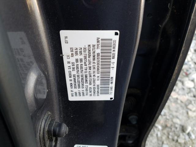 2016 HONDA CR-V LX 3CZRM3H3XGG707005