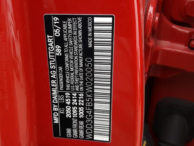 2019 MERCEDES-BENZ A 220 WDD3G4FB5KW020050