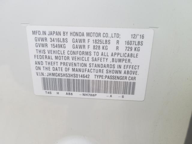 2017 HONDA FIT LX JHMGK5H53HS014642
