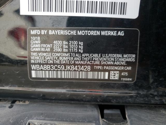 2018 BMW 340 I WBA8B3C59JK843428
