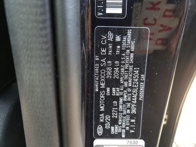 2020 KIA FORTE GT 3KPF44AC6LE245041