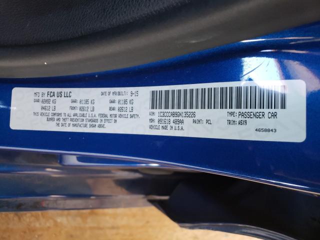 2016 CHRYSLER 200 LIMITE 1C3CCCAB9GN135226