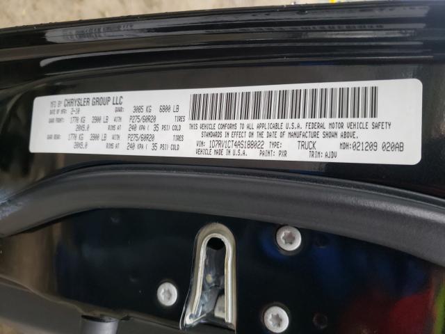 2010 DODGE RAM 1500 1D7RV1CT4AS188022