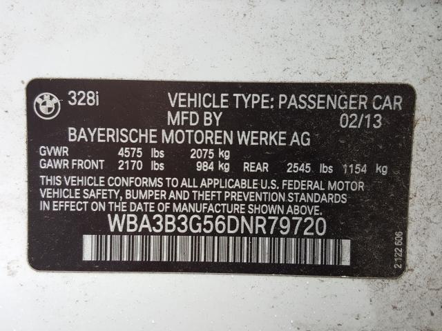 2013 BMW 328 XI WBA3B3G56DNR79720