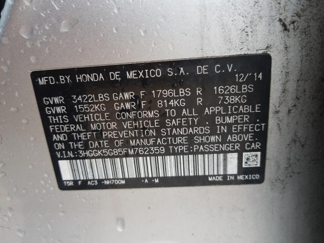 2015 HONDA FIT EX 3HGGK5G85FM762359