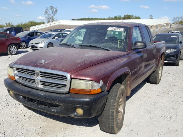 dodge dakota 2002 vin 1b7hg48x02s648727