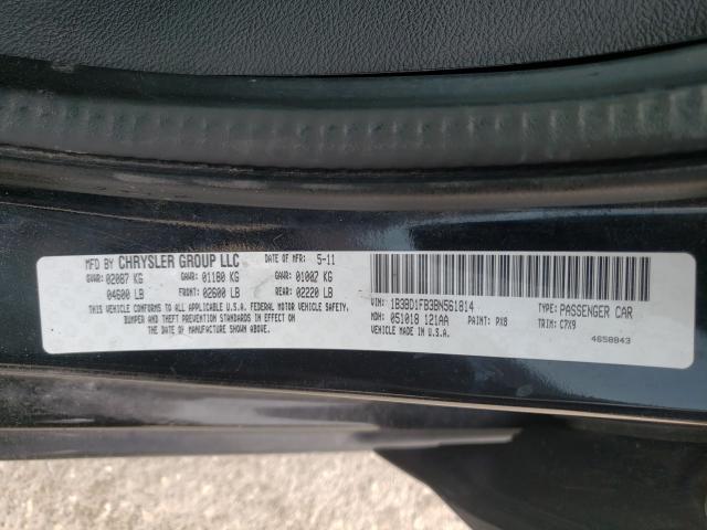2011 DODGE AVENGER MA 1B3BD1FB3BN561814