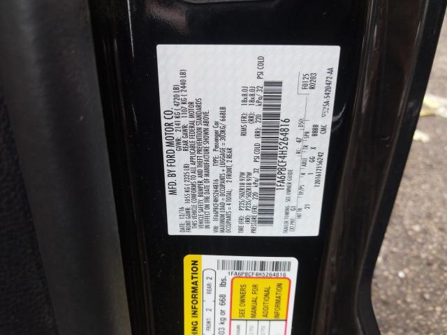 2017 FORD MUSTANG GT 1FA6P8CF4H5264816