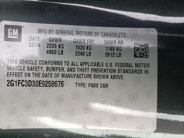 2014 CHEVROLET CAMARO LT 2G1FC3D30E9258676