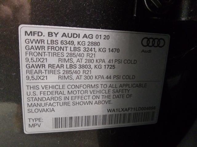 VIN WA1LXAF71LD004696 2020 Audi Q7, Premium Plus no.10