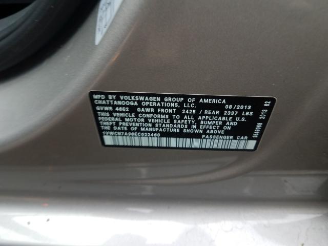 2014 VOLKSWAGEN PASSAT SEL 1VWCN7A36EC022460