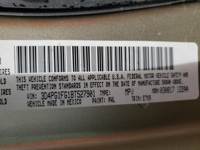 2011 DODGE JOURNEY MA 3D4PG1FG1BT527901