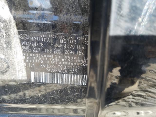 2019 HYUNDAI IONIQ LIMI KMHC05LC9KU112271