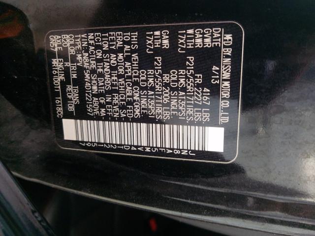 2013 NISSAN JUKE S JN8AF5MV4DT221597