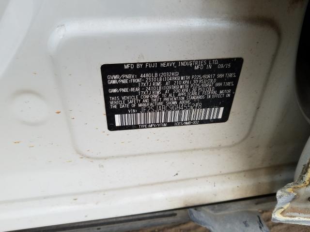 2016 SUBARU FORESTER 2 JF2SJABC9GH455218